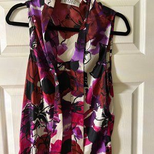 Silky Sleeveless Blouse